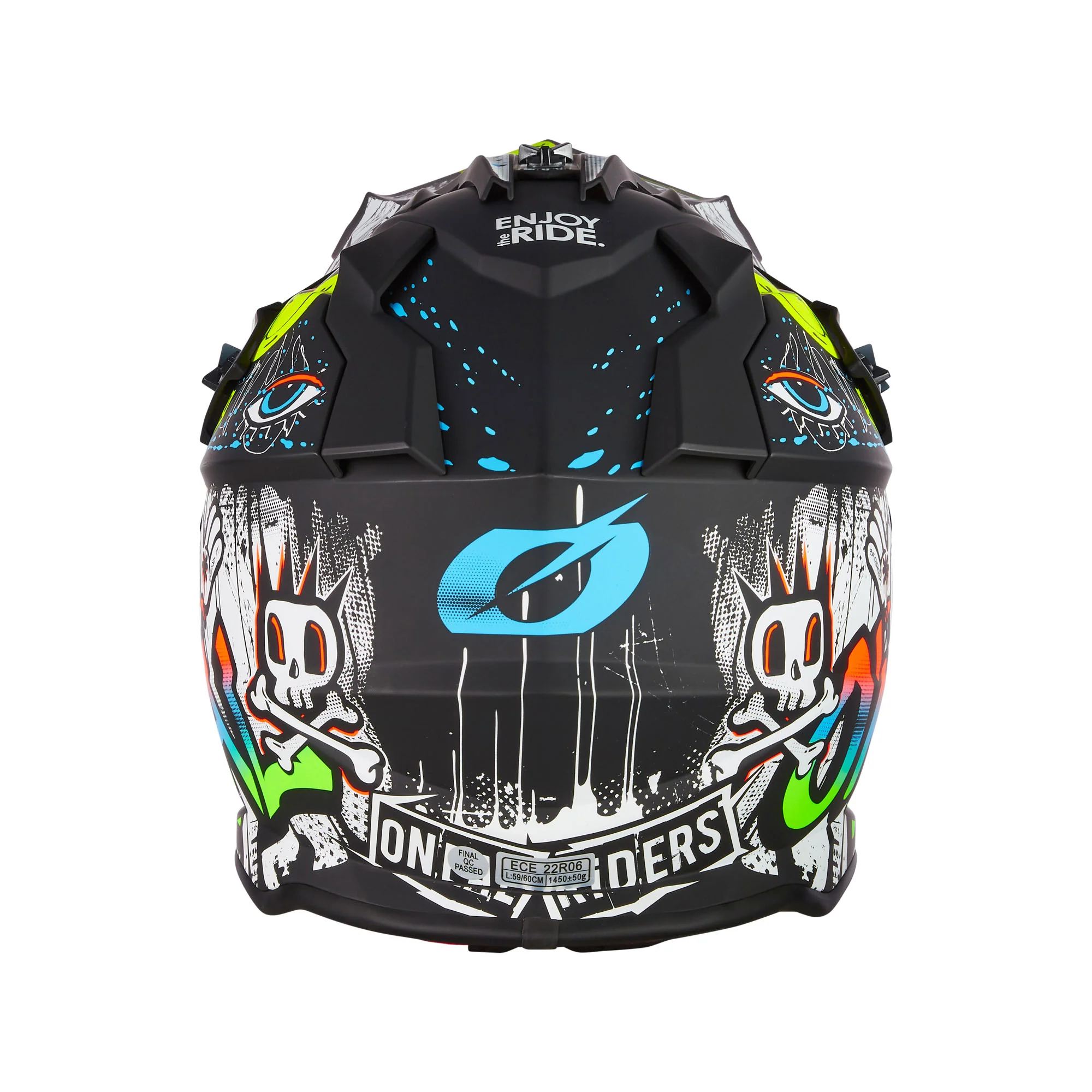 2 SRS Rancid Helmet Black/White - Image 6