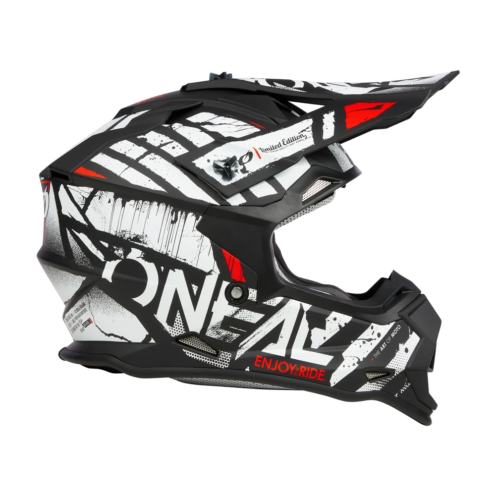 2 SRS Youth Glitch Helmet Black/White - Image 4