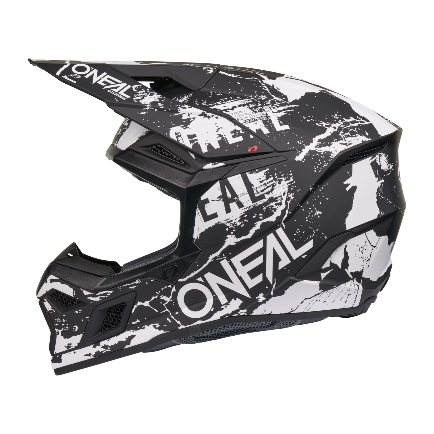 3 SRS Acid Helmet Black/White - Image 4