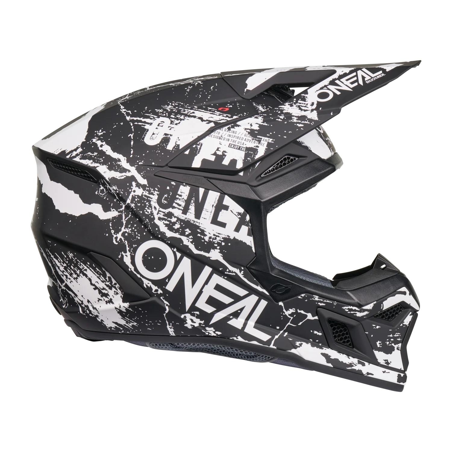 3 SRS Acid Helmet Black/White - Image 5