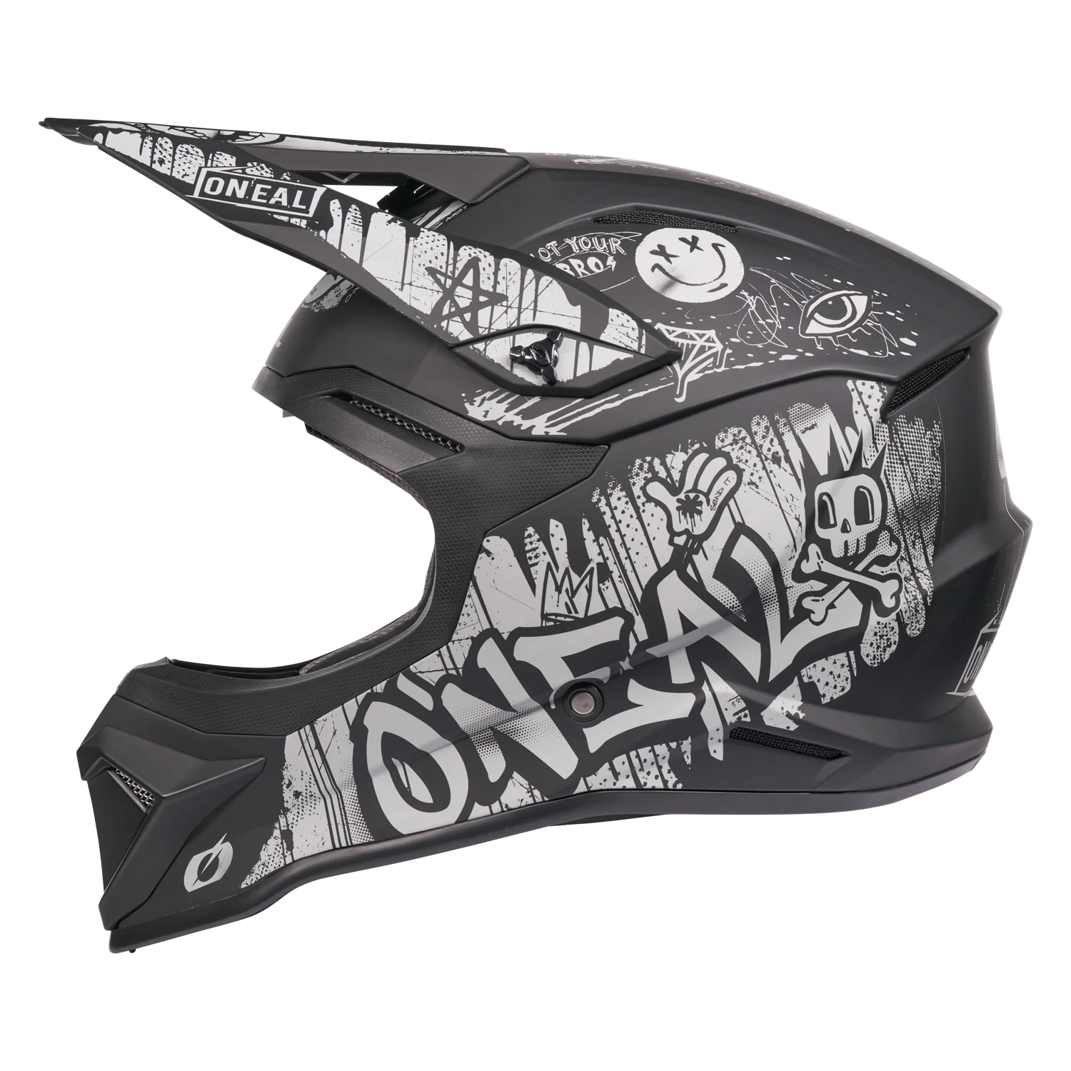 4 SRS Helmet Rancid Gray/Black - Image 4