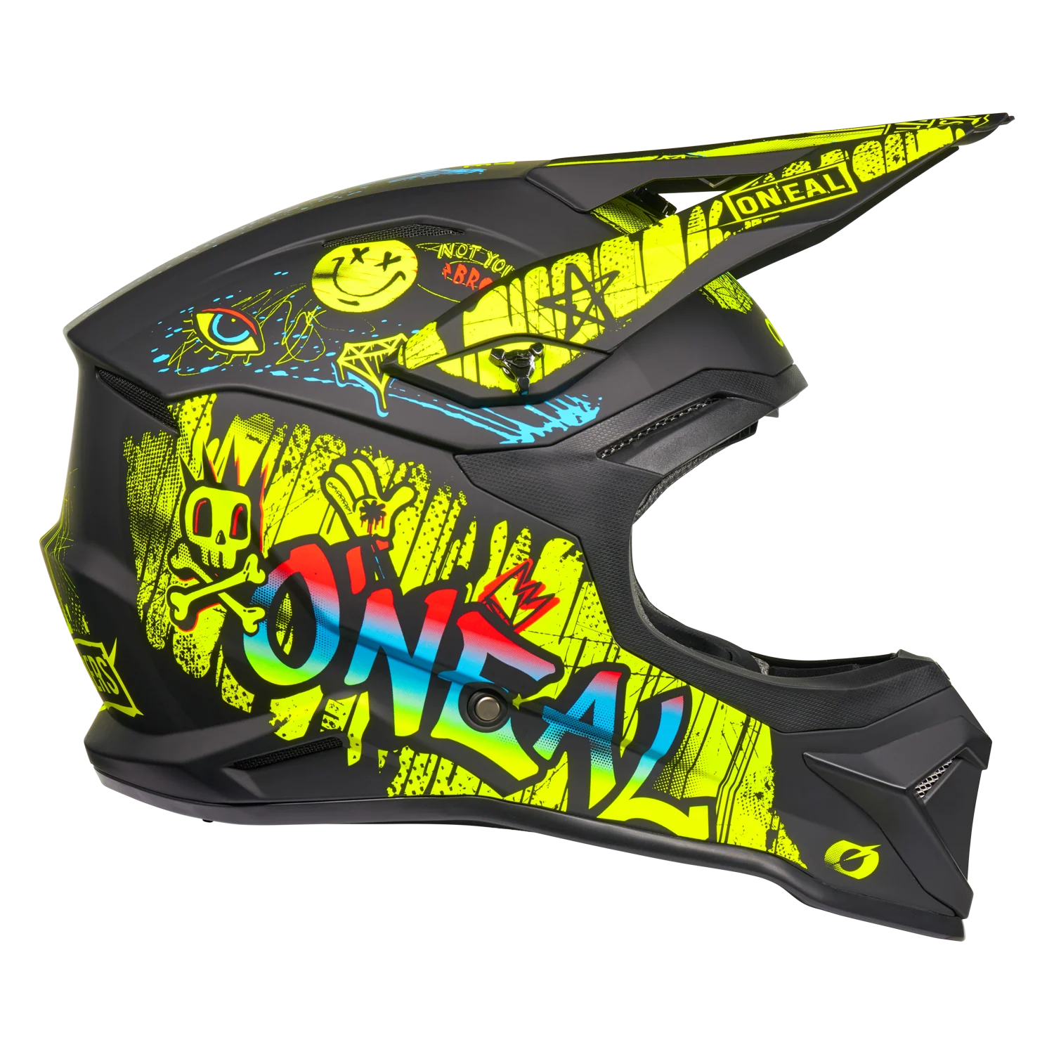 4 SRS Helmet Rancid Neon/Black - Image 3