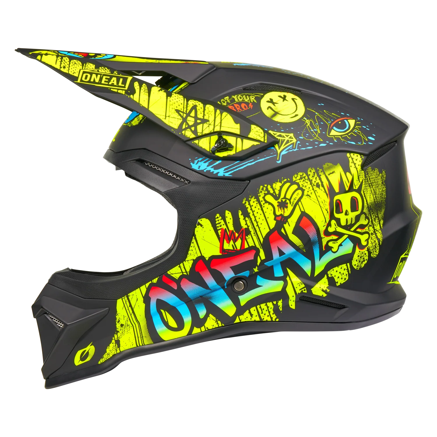 4 SRS Helmet Rancid Neon/Black - Image 4