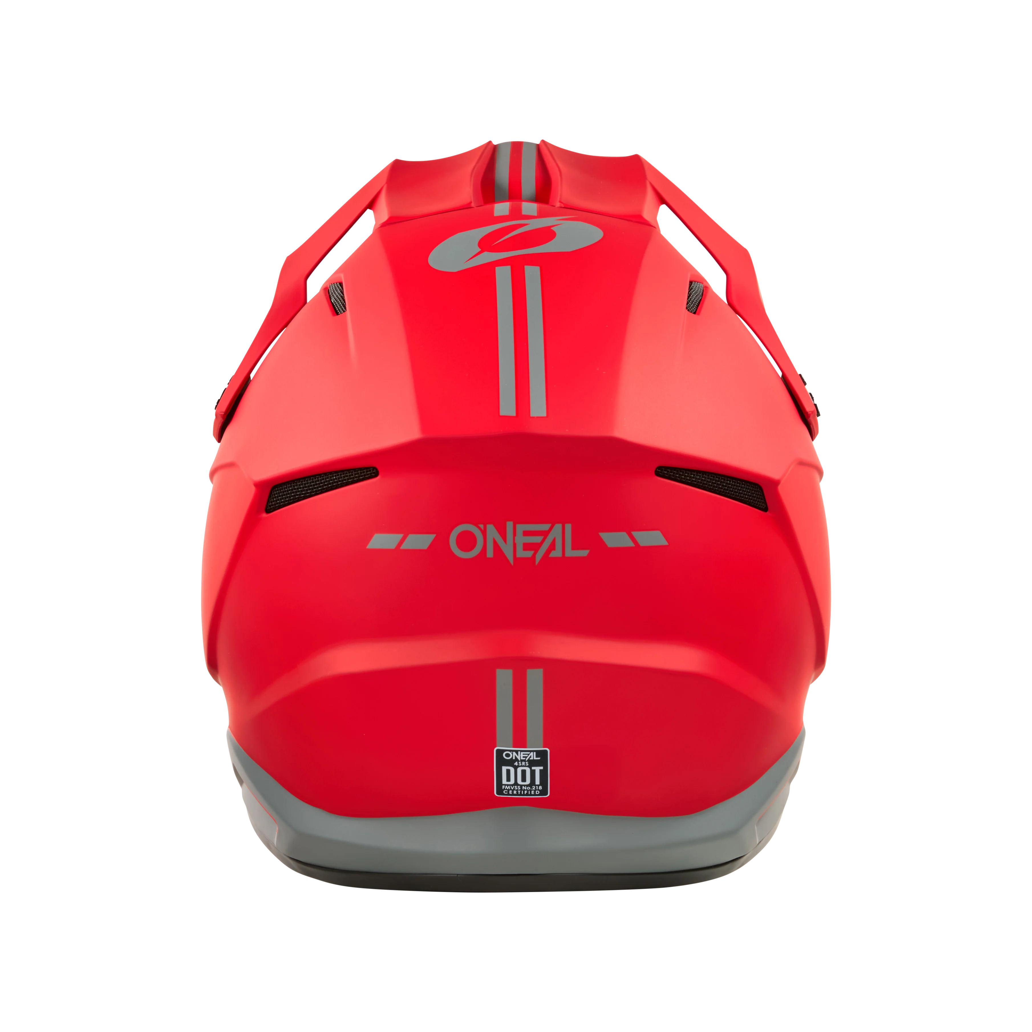 4 SRS Helmet Solid Red - Image 6