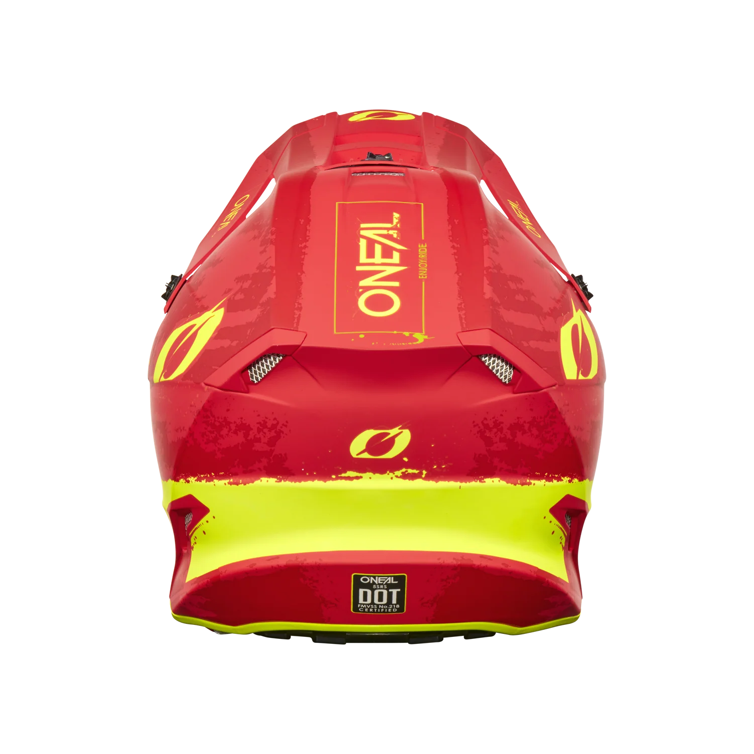5 SRS Paint Helmet Red/Neon - Image 3