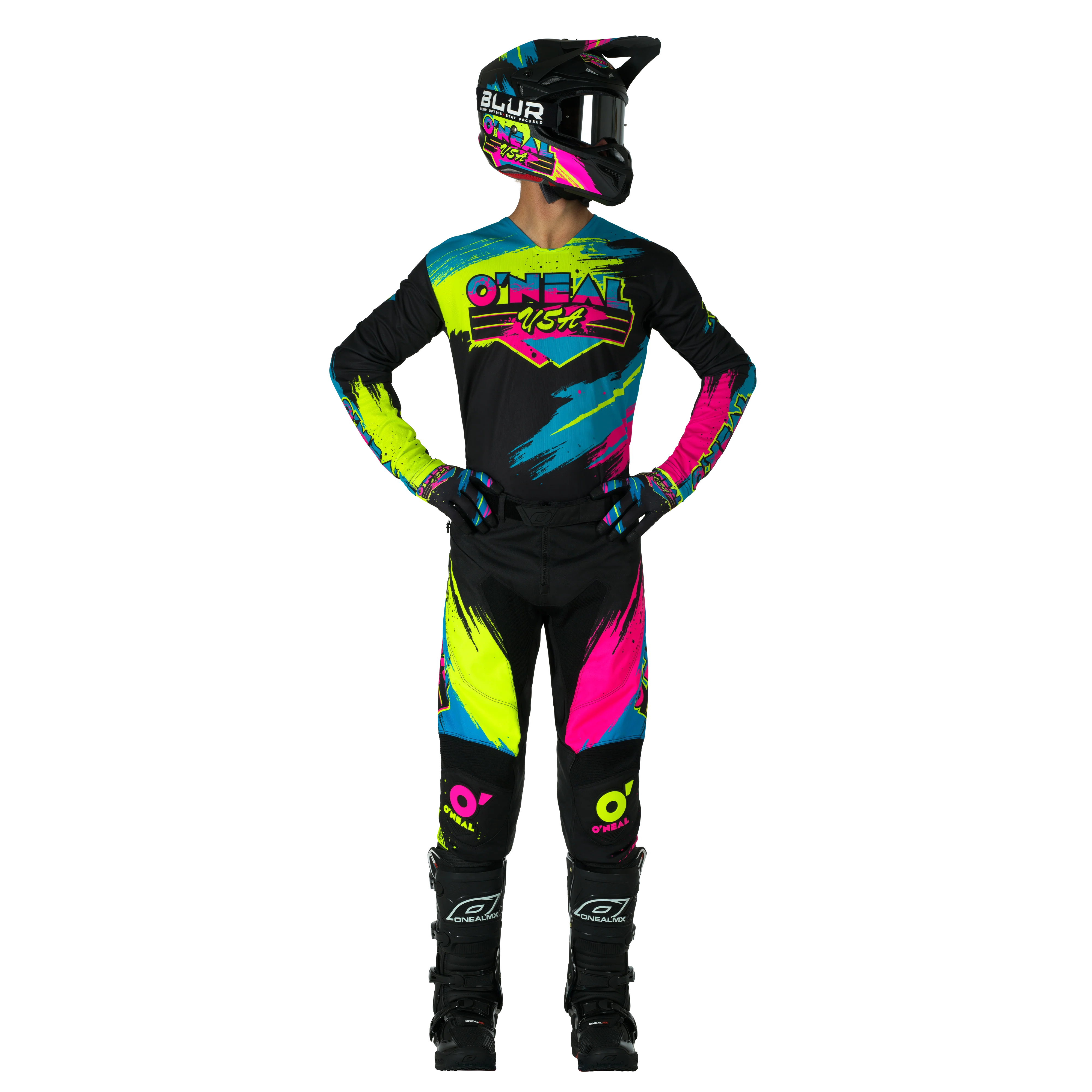 Mayhem Reseda Pants Black / Neon - Image 3