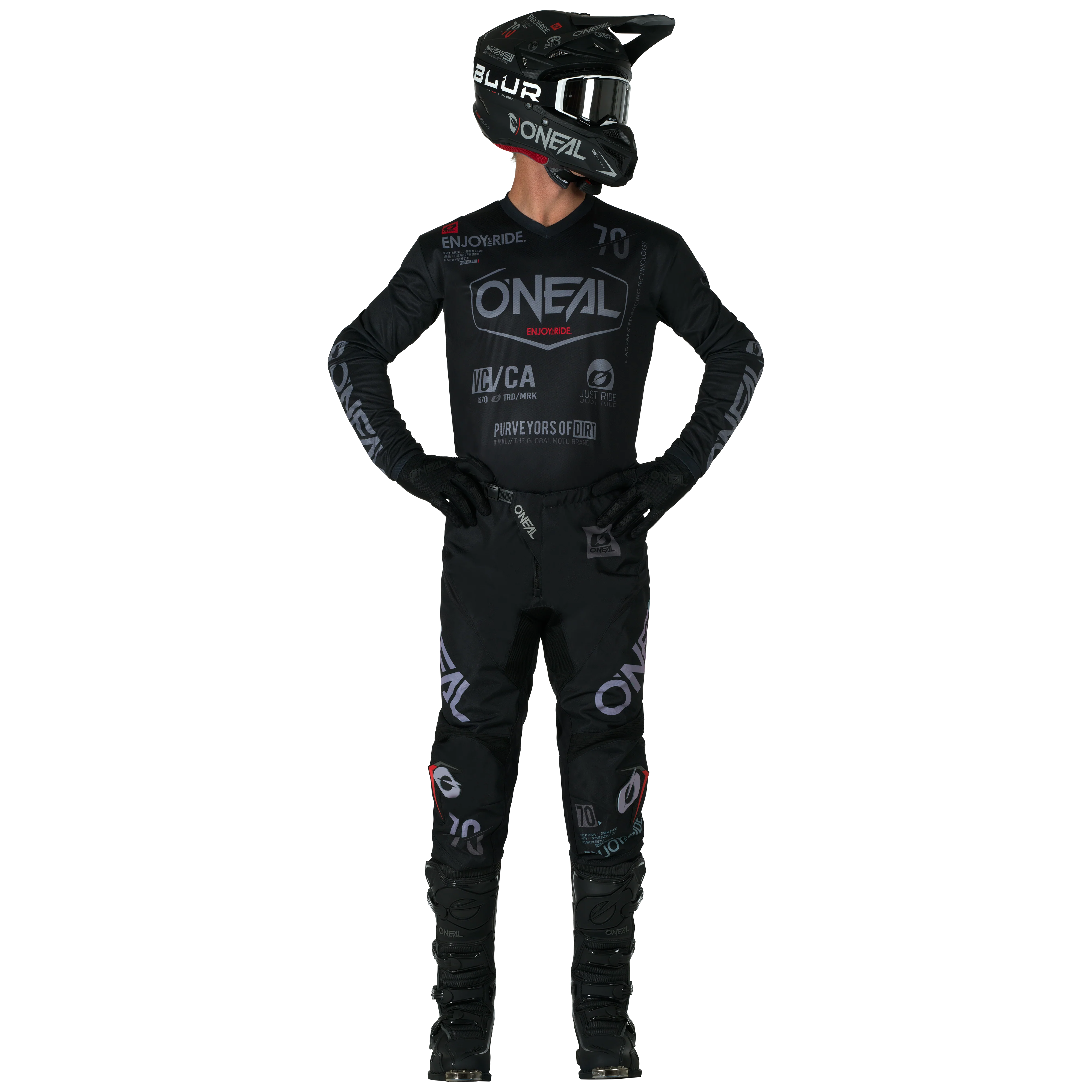 O'NEAL Element Brand Pants Black/Gray - Image 3