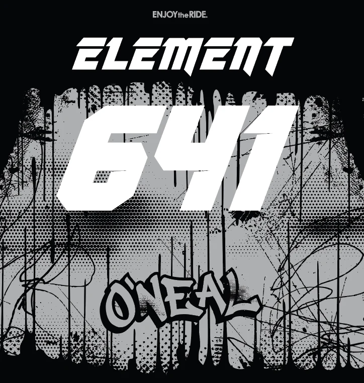 O'Neal Element Jersey Rancid Black/Gray - Custom - Image 2