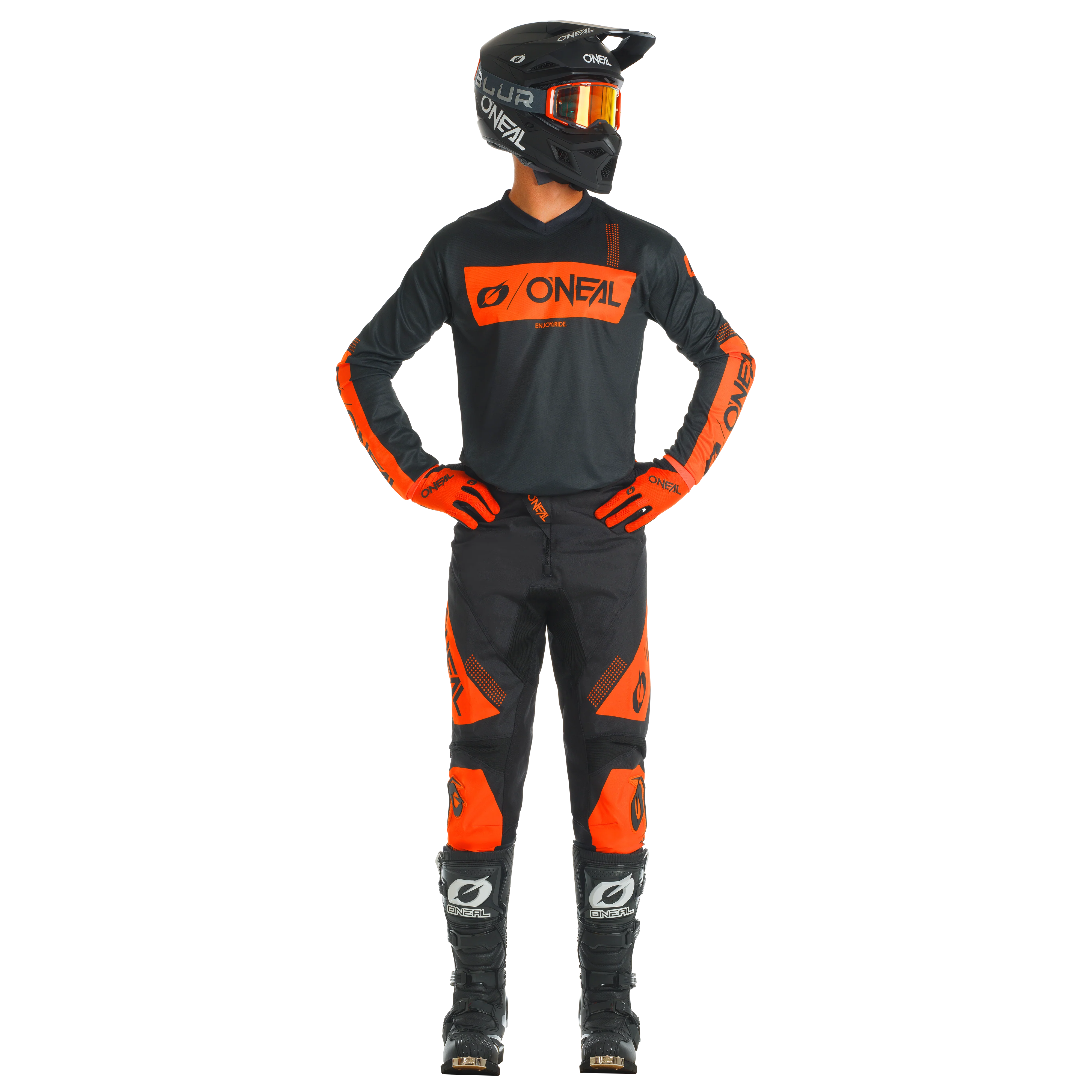 O'NEAL Element Racewear Jersey Black/Orange - Image 3