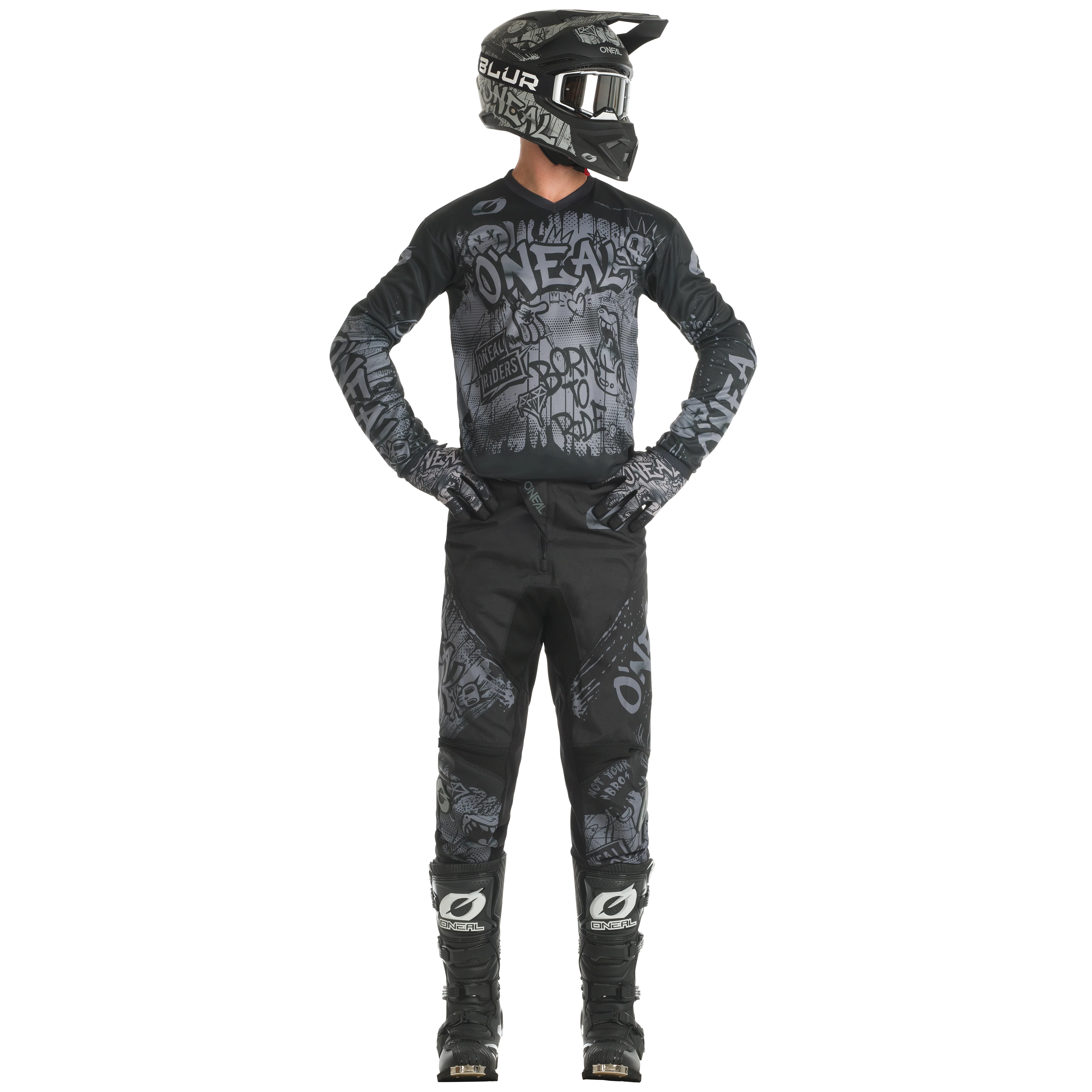 O'NEAL Element Rancid Jersey Black/Gray - Image 3