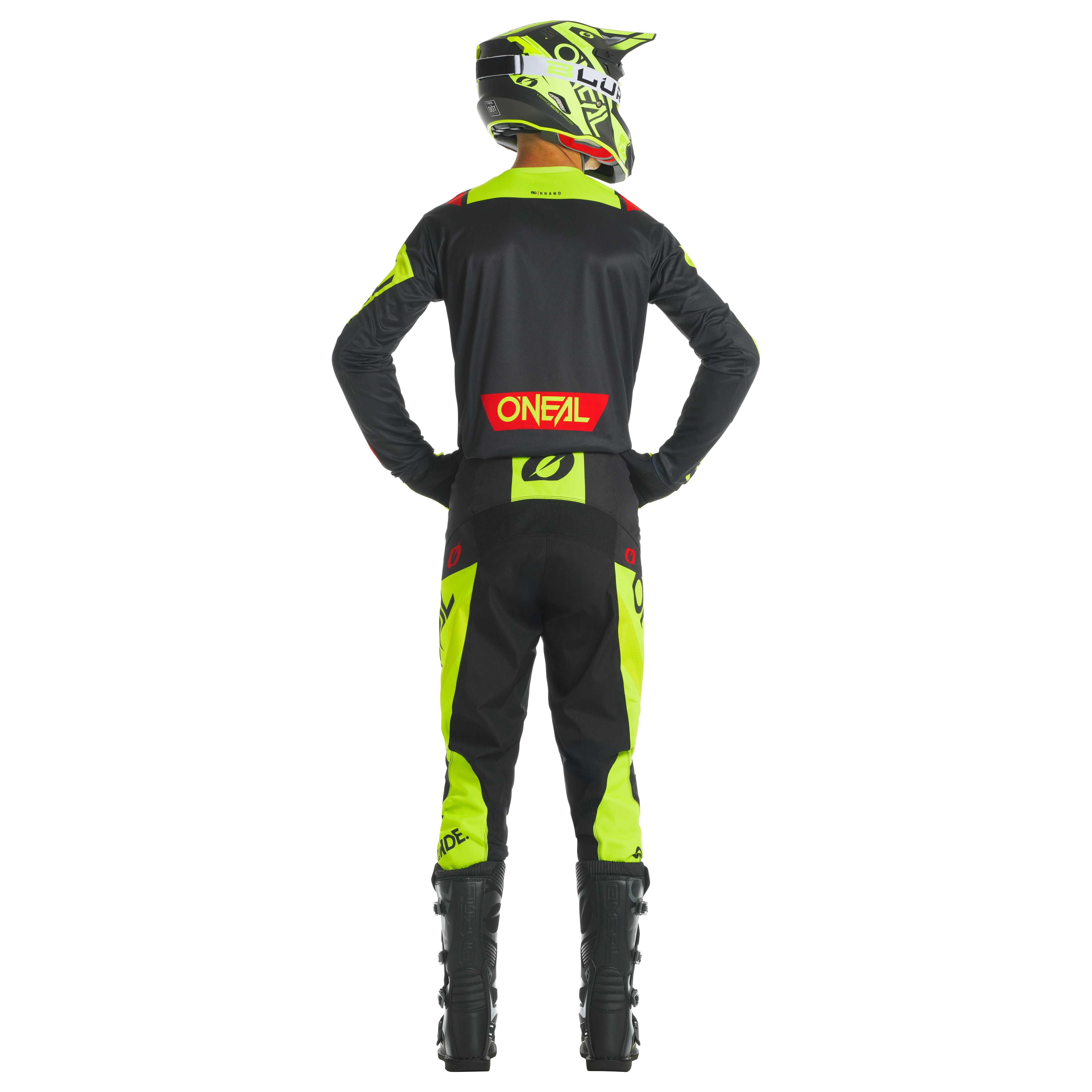 O'NEAL Youth Element Factor Jersey Black/Neon - Image 4