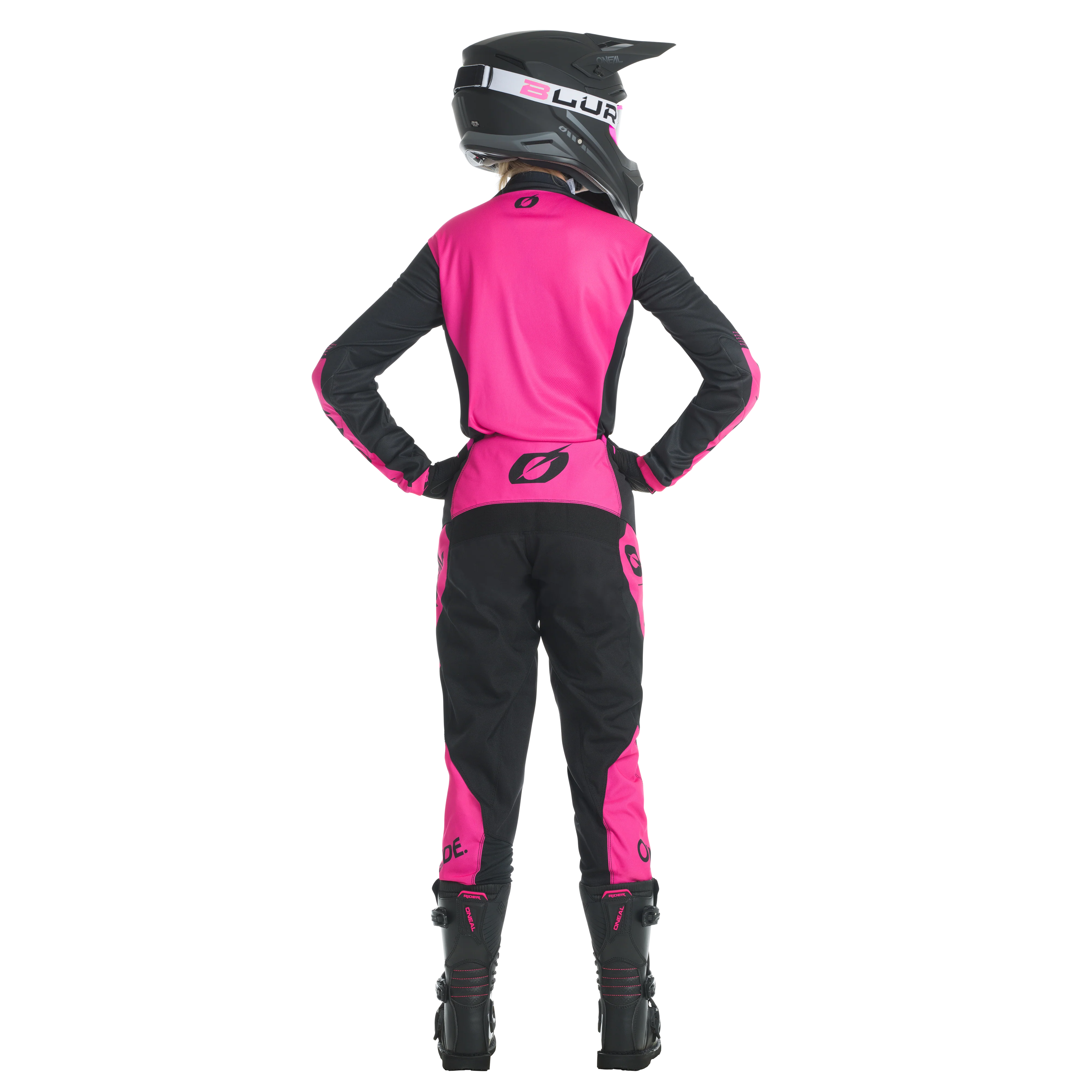 O'NEAL Youth Girls Element Racewear Jersey Black/Pink - Image 4