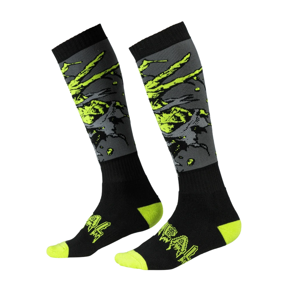 Pro MX Zombie Black/Green Sox