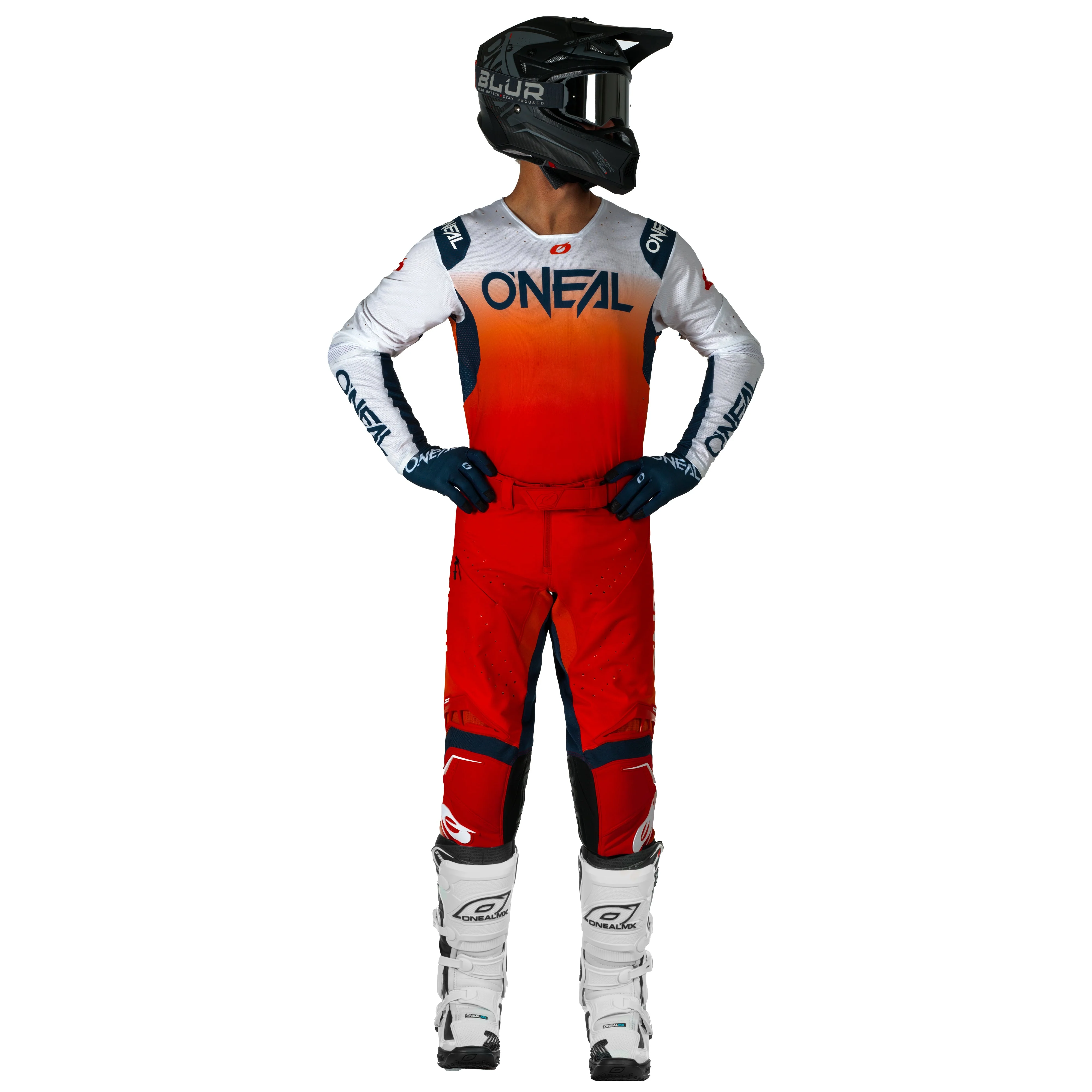 Prodigy 55 Pants Orange/White - Image 3