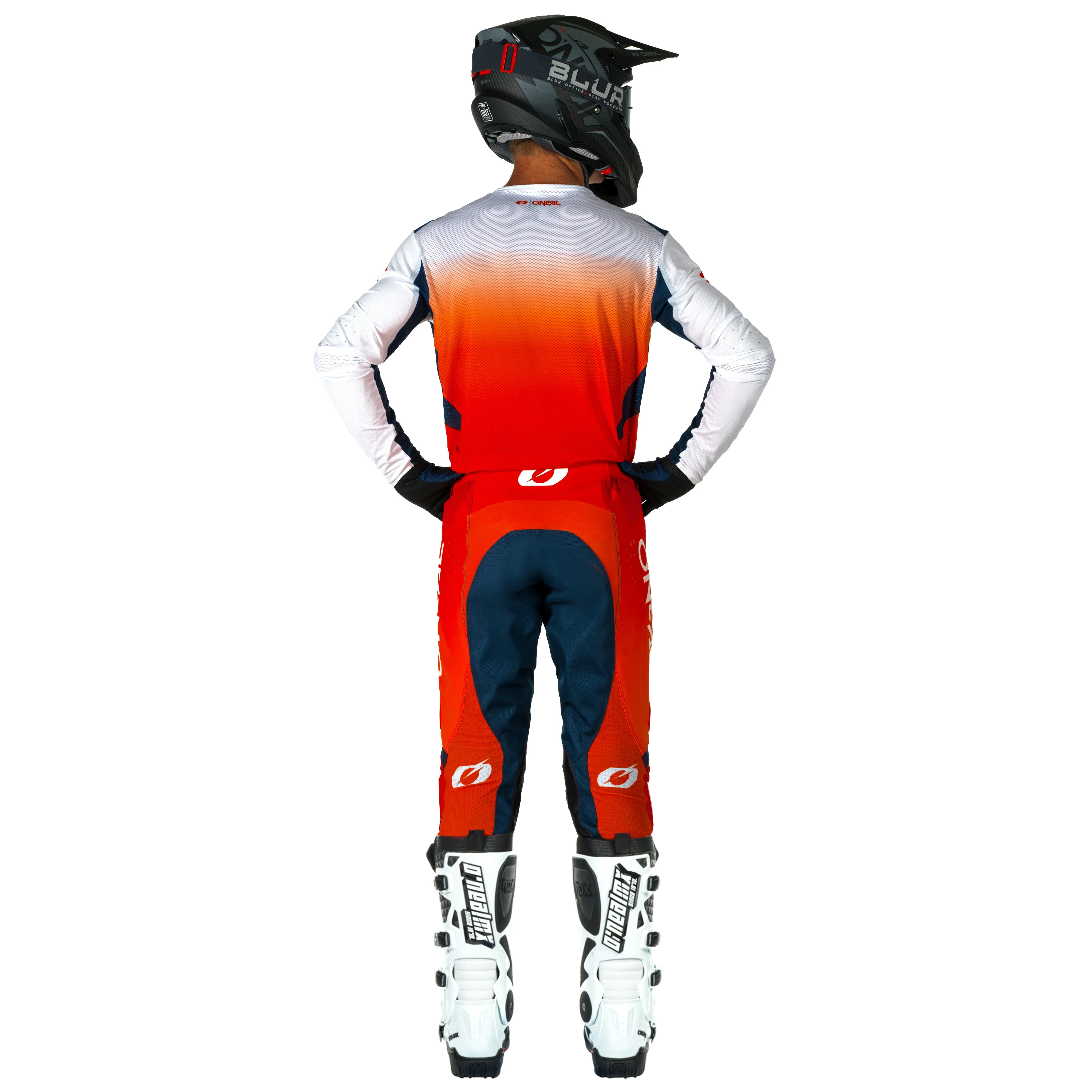 Prodigy 55 Pants Orange/White - Image 4