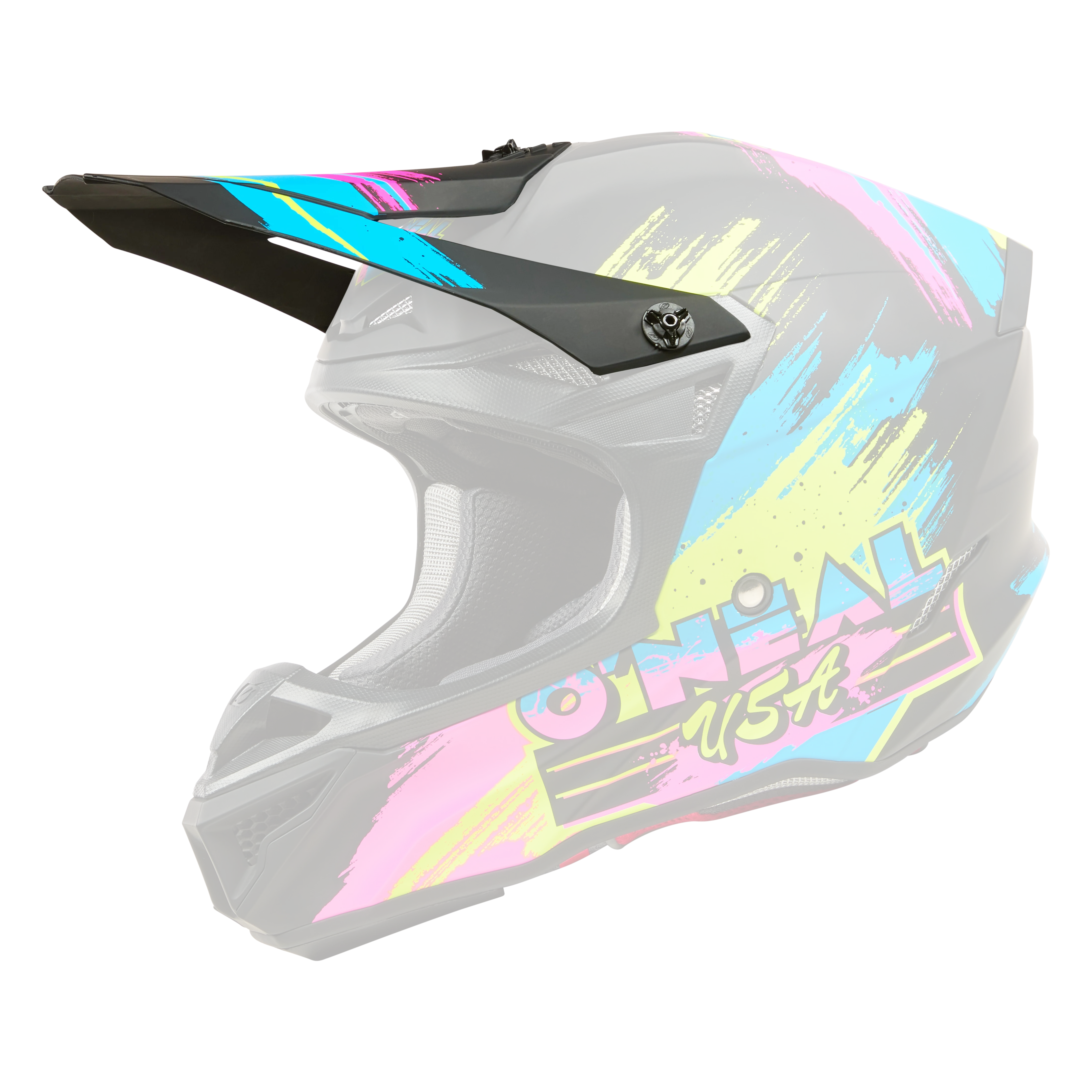 Replacement 5 SRS Reseda Black/Neon Visor