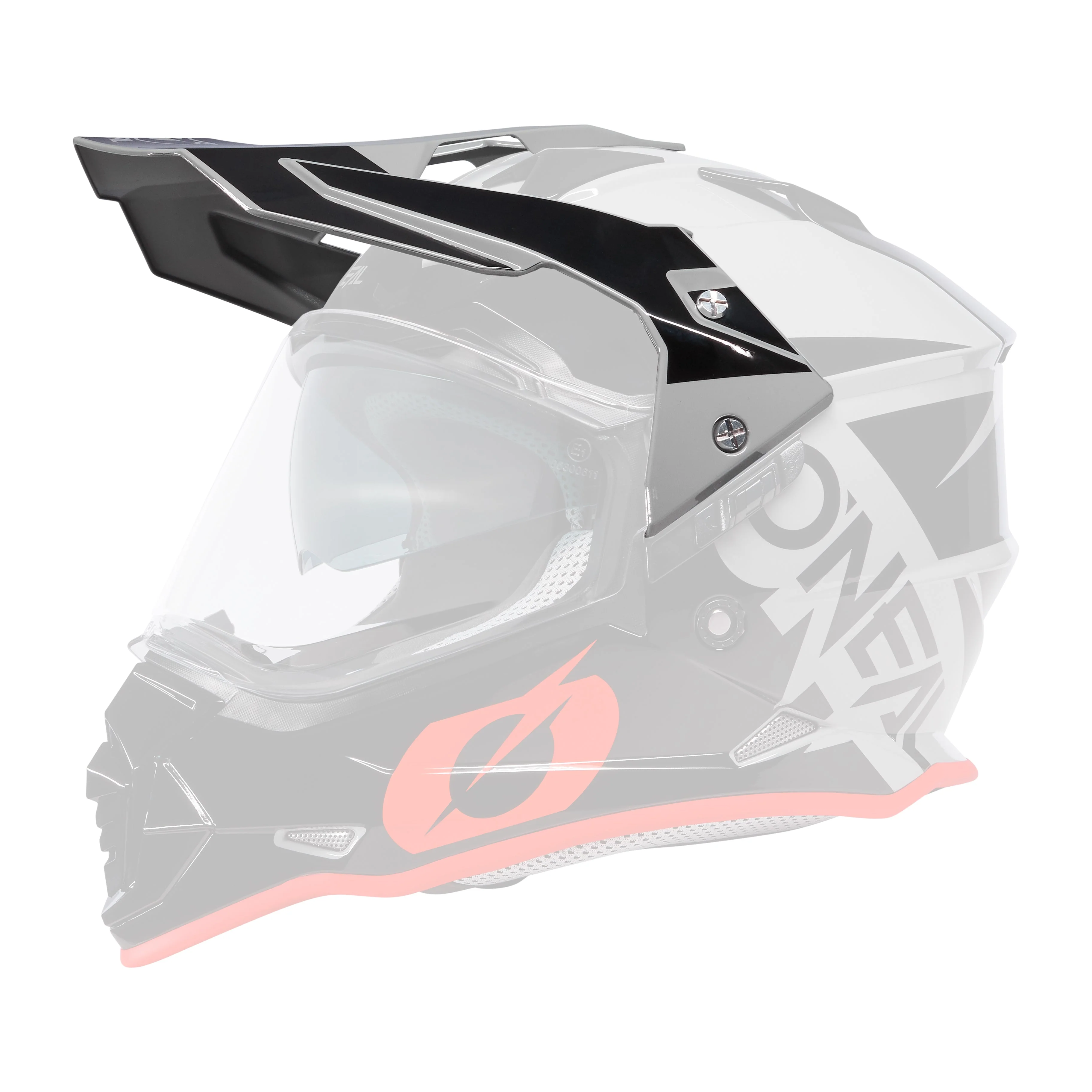 Replacement Sierra R Gray/Black/Red Visor